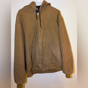 Carhartt Brown Jacket with hood size XL